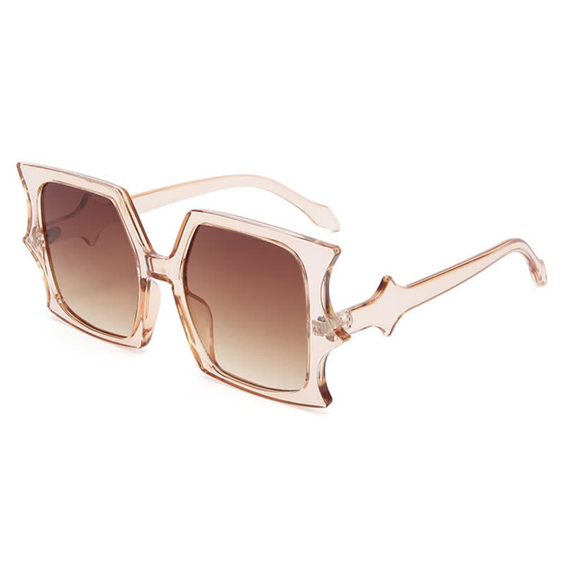 Spykay™ SG60986 Halloween Funny Oversized Square Frame Batwing Shape Sunglasses - Champagne - image 12