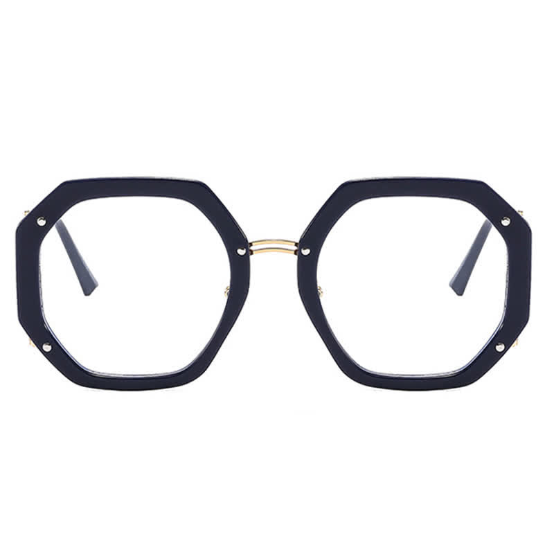 Spykay™ EG26764 Oversized Geometric Frame Anti-blue Light Glasses