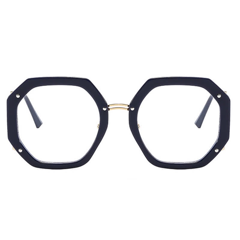 Spykay™ EG26764 Oversized Geometric Frame Anti-blue Light Glasses