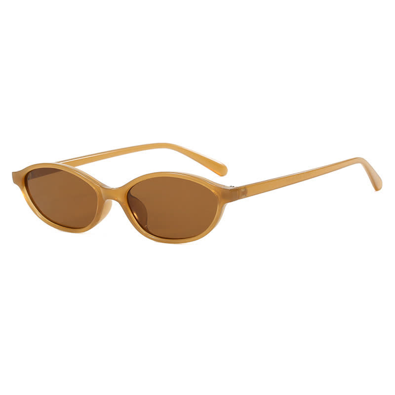 Spykay™ SG60724 Small Oval Frame Fashion Sunglasses - Light Brown - image 25