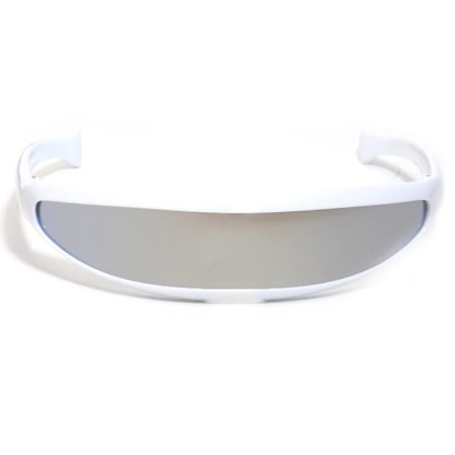 Spykay™ SG61011 One-piece Color Mirror Lens Monolens Cyclops Robotic Futuristic Narrow Y2K Punk Sunglasses - image 14