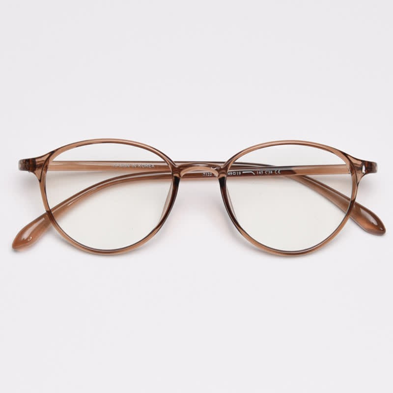 Spykay™ EG26866 Oval Frame Anti-blue Light Simple Classic Lightweight Glasses  - image 22