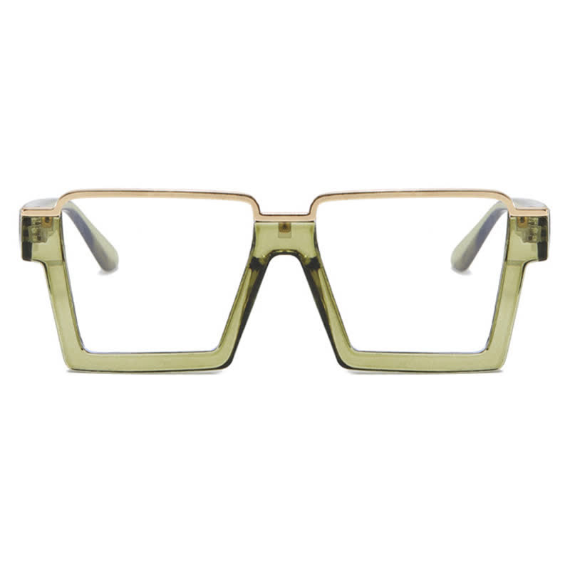 Spykay™ EG26785 Square Frame Trendy Semi-Rimless Anti-blue Light Glasses