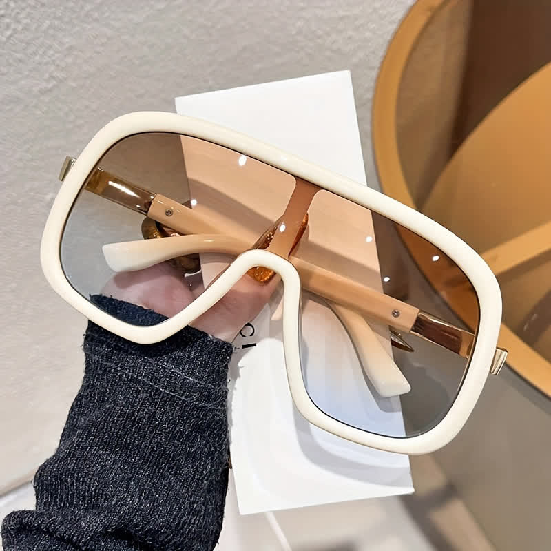 Spykay™ SG60952 Flat Top Double Bridges Oversized Trendy Aviator Sunglasses - image 13