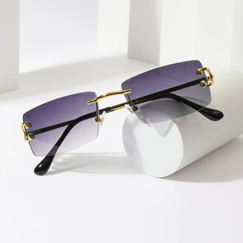 Spykay™ SG60922 Rectangle Frame Trendy Rimless Sunglasses - image 9