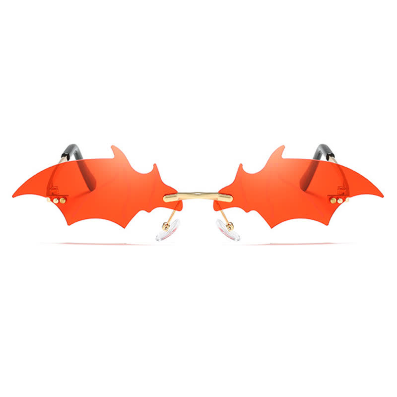 Spykay™ SG60992 Halloween Rimless Devil Vampire Bat Wing Sunglasses for Women Men - image 11
