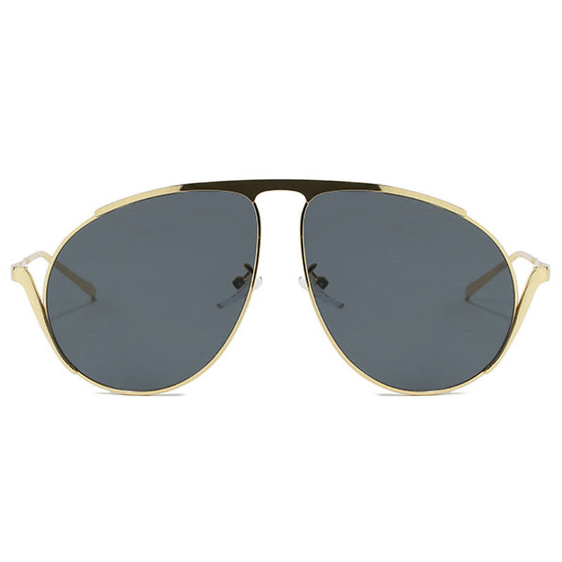 Spykay™ SG60914 Hipster Metal Temples Aviator Sunglasses