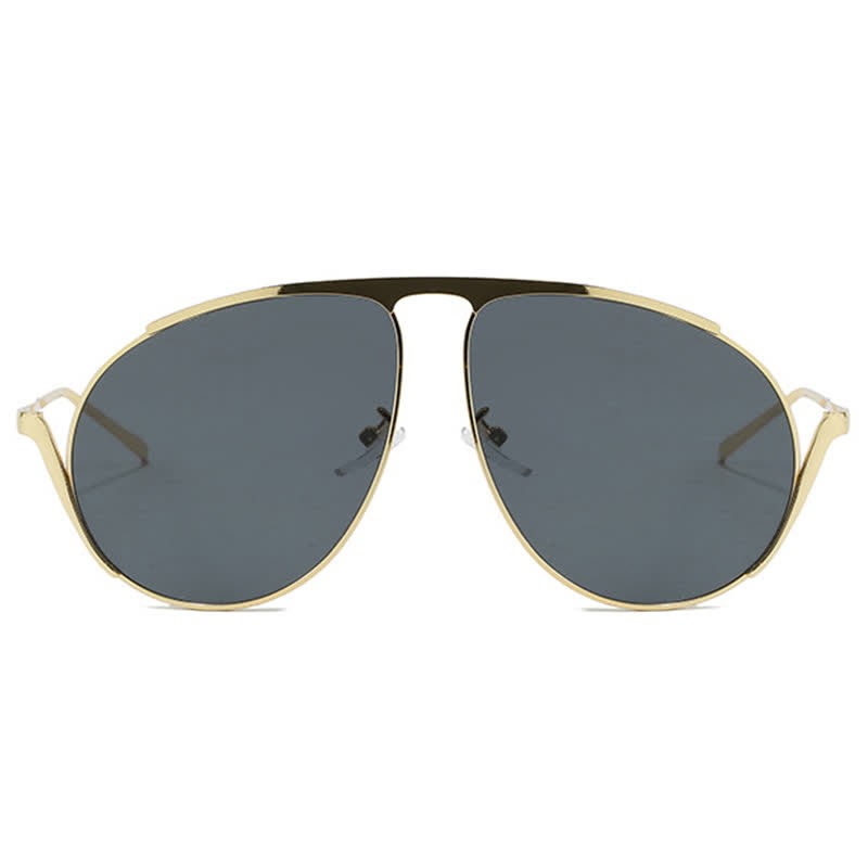 Spykay™ SG60914 Hipster Metal Temples Aviator Sunglasses