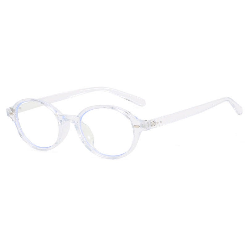 Spykay™ EG60680 Vintage Oval Frame Anti-blue Light Eyeglasses - Transparent - image 17