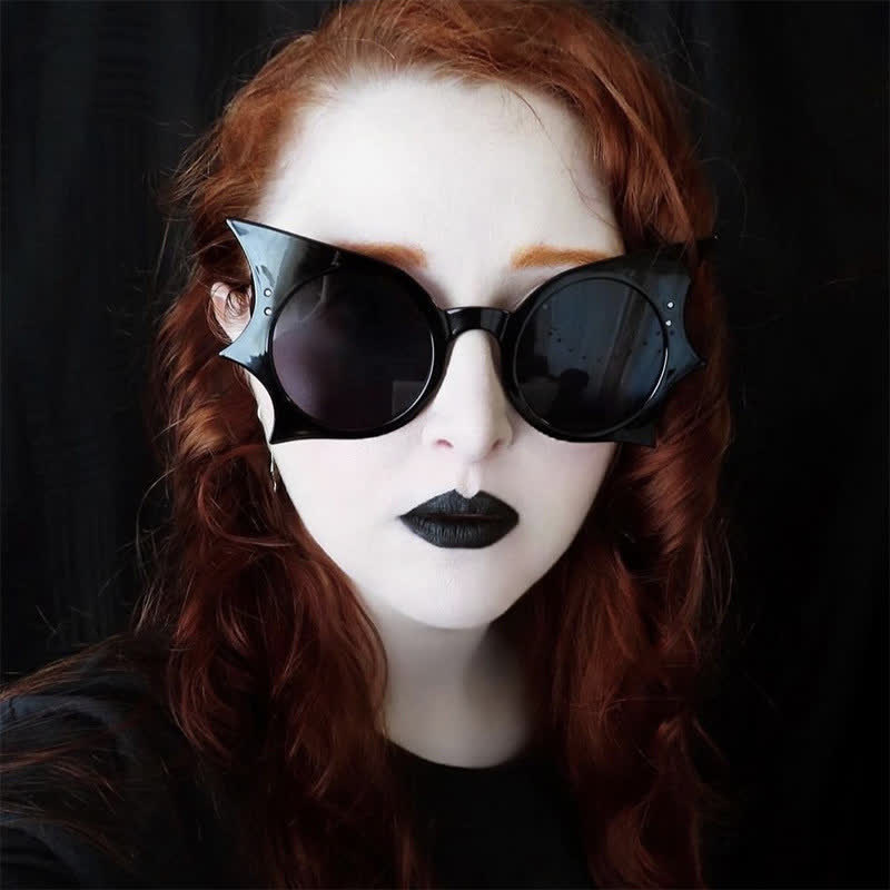 Spykay™ SG60985 Halloween Funny Oversized Batwing Shape Sunglasses - Black - image 1
