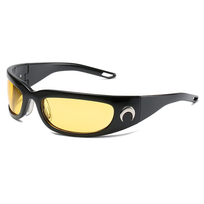 Spykay™ SG60917 Moon Print Retro-Vintage Y2K Sports Sunglasses