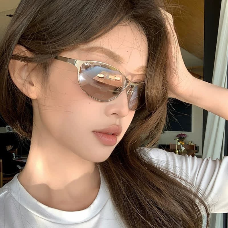 Spykay™ SG60788 Y2K Cat-Eye Cycling Sunglasses with Nylon Lenses