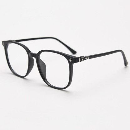 Spykay™ EG26915 Unsiex Classic Square Large Frame Fashion Anti-blue Light Chrome Hearts Glasses - Matte Black - image 15