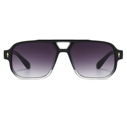 Spykay™ SG61003 Square Frame Double Bridges Vintage Arrow Sunglasses - image 11