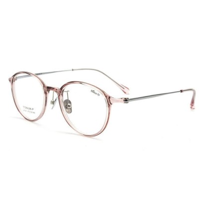 Spykay™ EG26847 Lightweight Classic Round Frame Anti-blue Light Simple Glasses - Purple - image 8