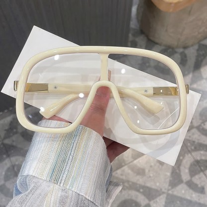 Spykay™ EG26824 Flat Top Double Bridges Oversized Trendy Aviator Glasses - image 7