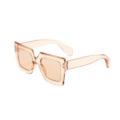 Spykay™ SG61012 Oversized Square Frame Fashion Thick Sunglasses - Champagne - image 7