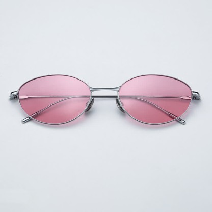 Spykay™ SG60770 Titanium Oval Frame Polarized Lightweight Sunglasses with Nylon Lenses - image 20