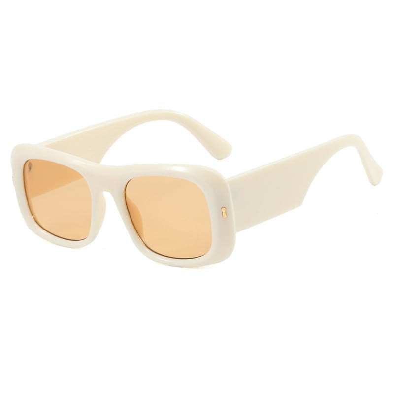 Spykay™ SG60905 Arrow Decor Square Frame Thick Sunglasses