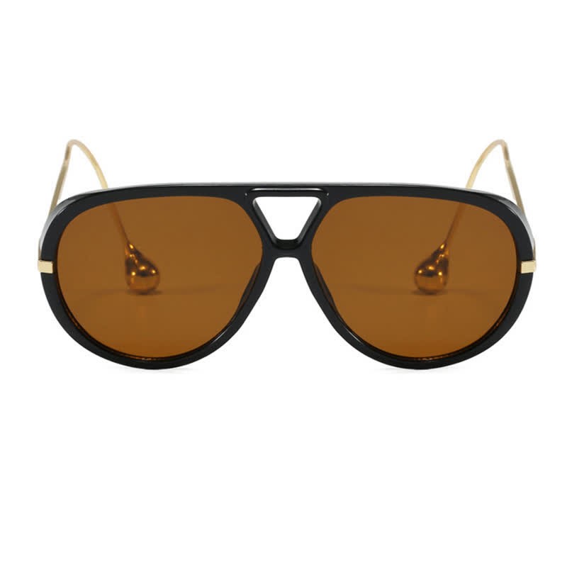 Spykay™ SG60673 Double Bridges Metal Temples Aviator Sunglasses - image 19