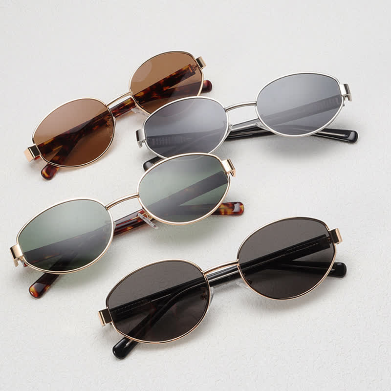 Spykay™ SG60768 Unisex Oval Frame Retro Sunglasses with Nylon Lense - image 19