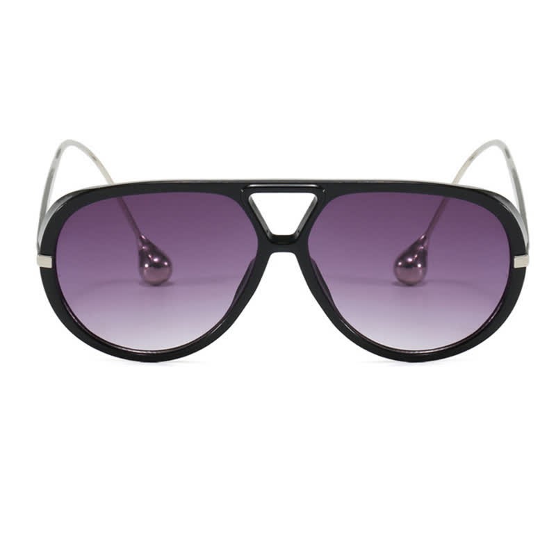 Spykay™ SG60673 Double Bridges Metal Temples Aviator Sunglasses - image 13