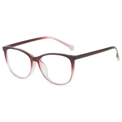 Spykay™ EG1012 Women's Round PC Frame Personality Fashion Clear Lens Glasses With Gradient Tint Clear Glasses Accessories - image 12