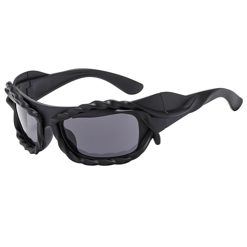 Spykay™ SG60918 Retro-Vintage Sports Party Y2K Sunglasses - Black - image 9