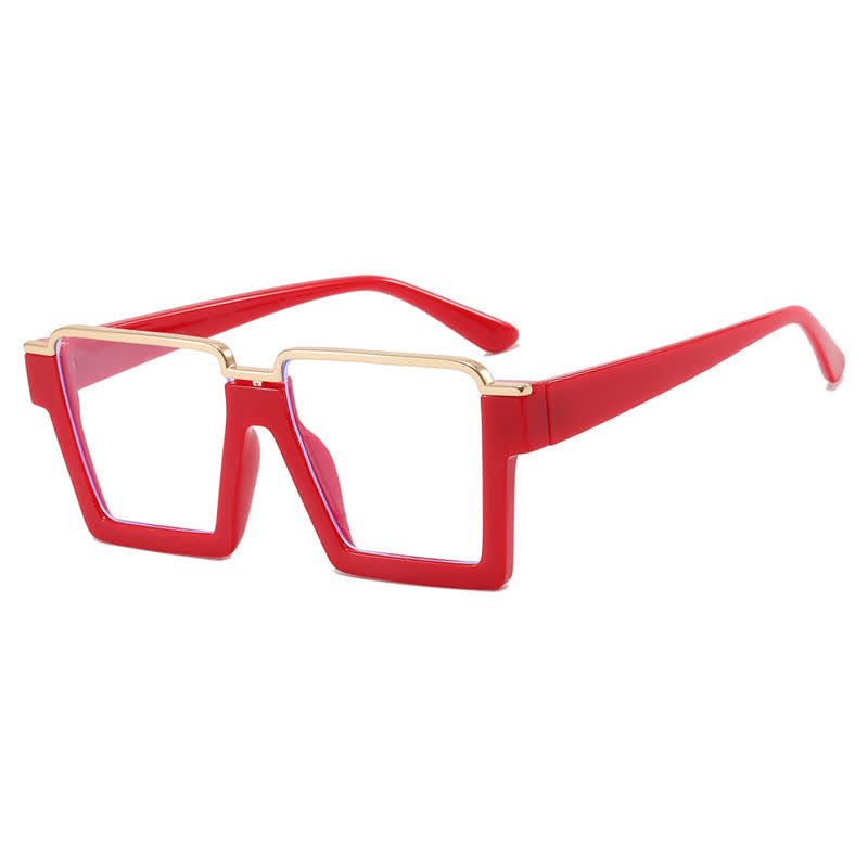 Spykay™ EG26785 Square Frame Trendy Semi-Rimless Anti-blue Light Glasses