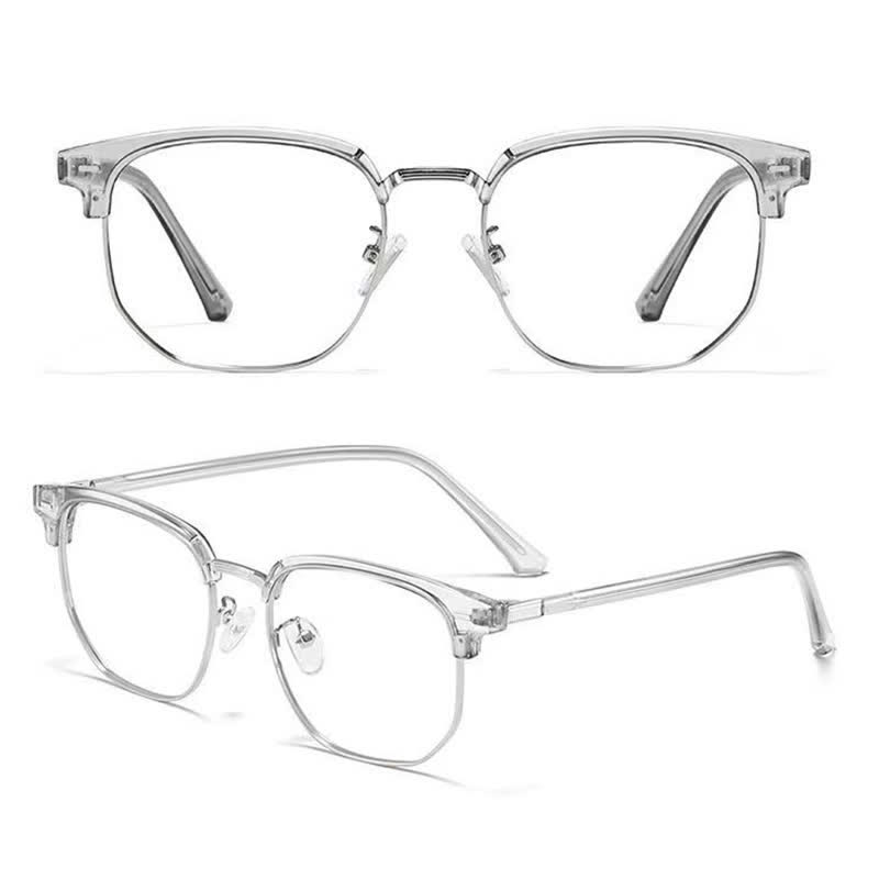 Spykay™ EG26807 Semi-Rimless Square Frame Anti-blue Light Browline Glasses - image 11