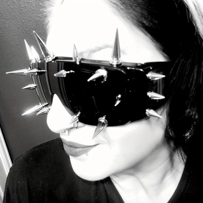 Spykay™ SG60834 Rivet Decor Y2K Cyberpunk Hipster Sunglasses - image 13