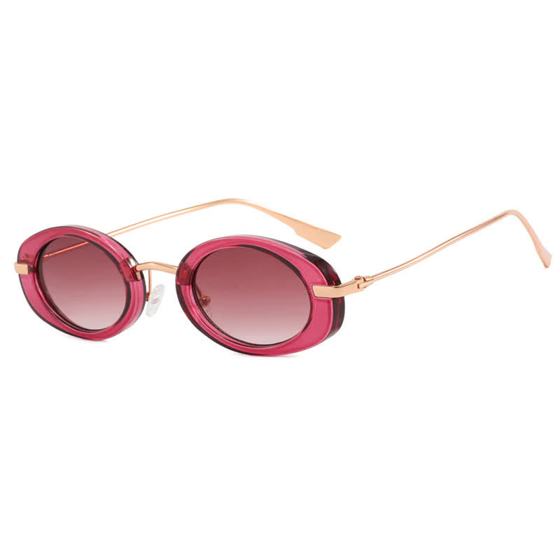 Spykay™ SG60840 Vintage Small Oval Frame Sunglasses