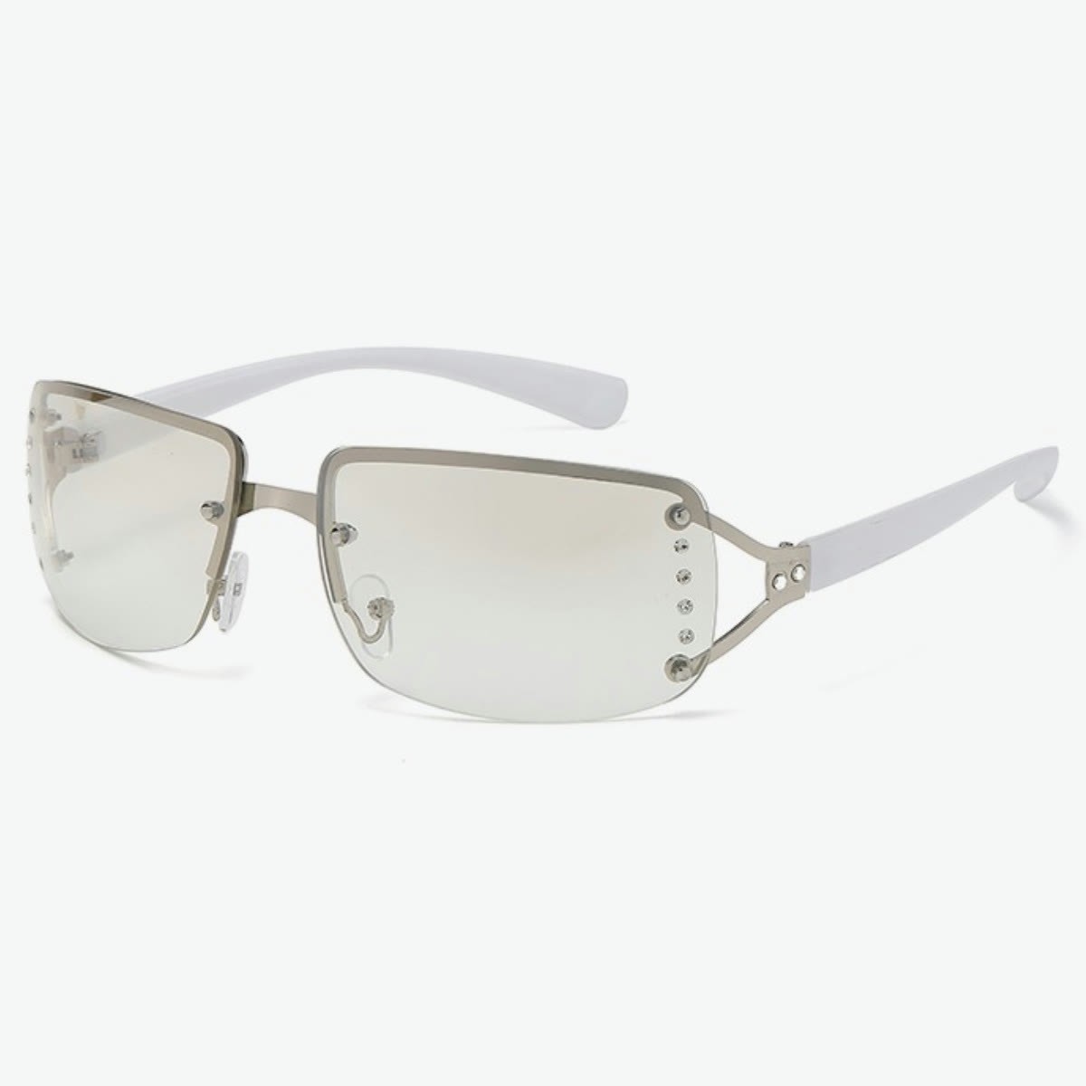 Spykay™ SG1009 Y2K Rectangle Frame Crystal Fashion Sunglasses - image 2