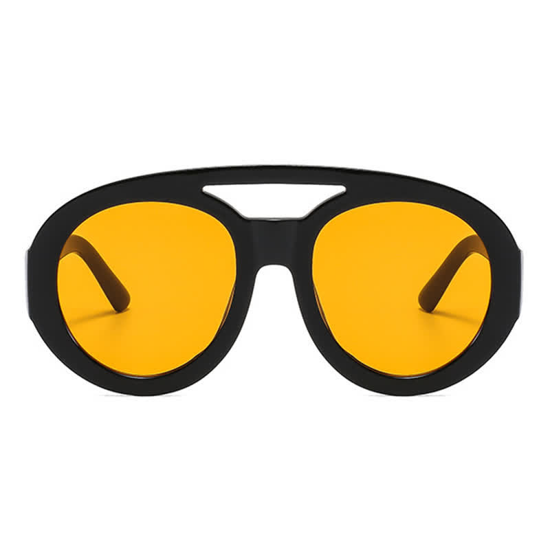 Spykay™ SG60741 Round Frame Double Bridges Oversized Aviator Sunglasses - image 4