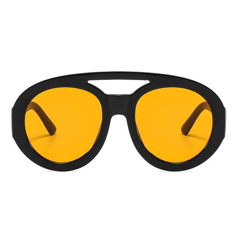 Spykay™ SG60741 Round Frame Double Bridges Oversized Aviator Sunglasses - image 4