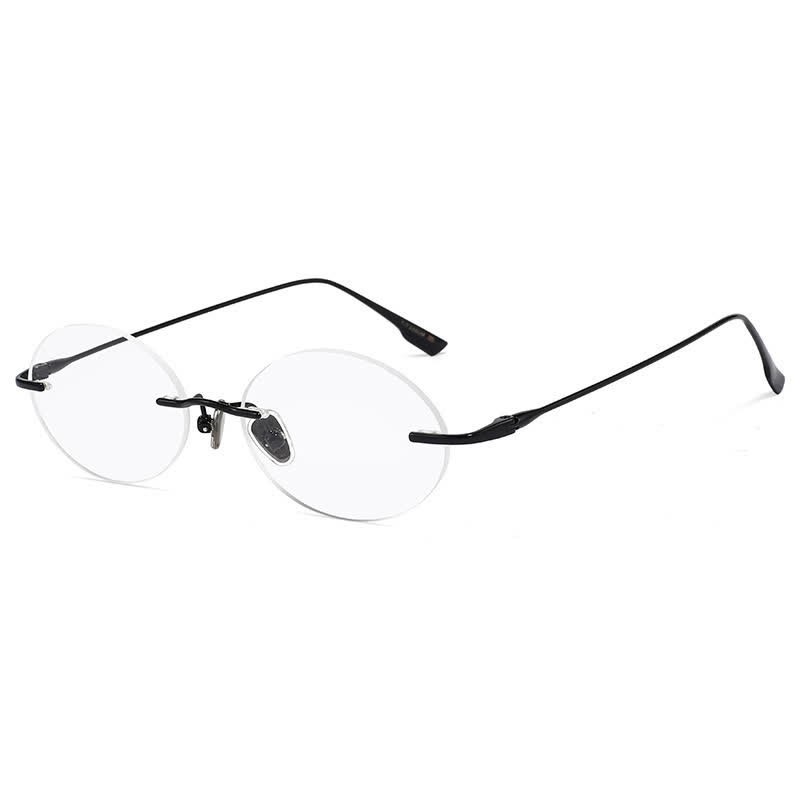 Spykay™ EG26848 Lightweight Rimless Oval Titanium Frame Anti-blue Light Glasses - image 10