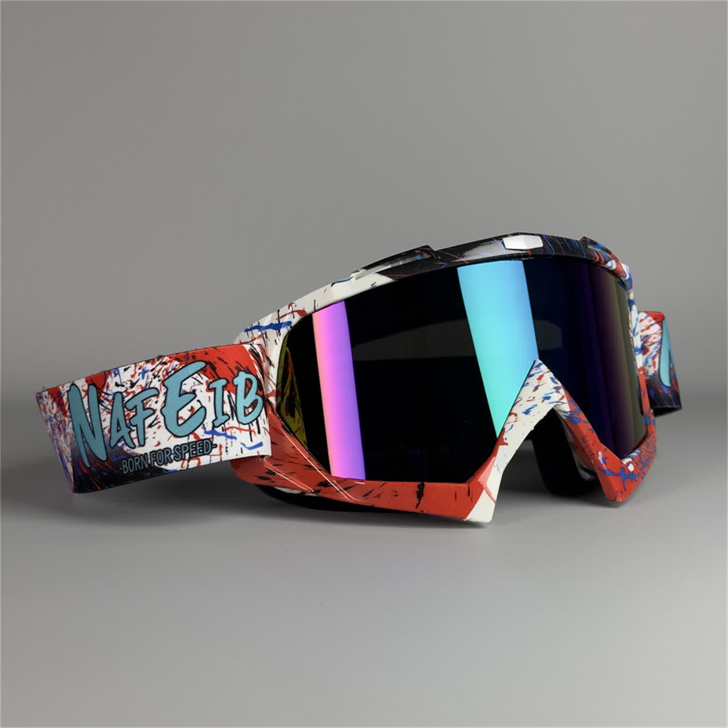 Spykay™ SG60966 Fashion Ski OFF-ROAD Goggles for Men Women  - Red/Multicolor - image 15