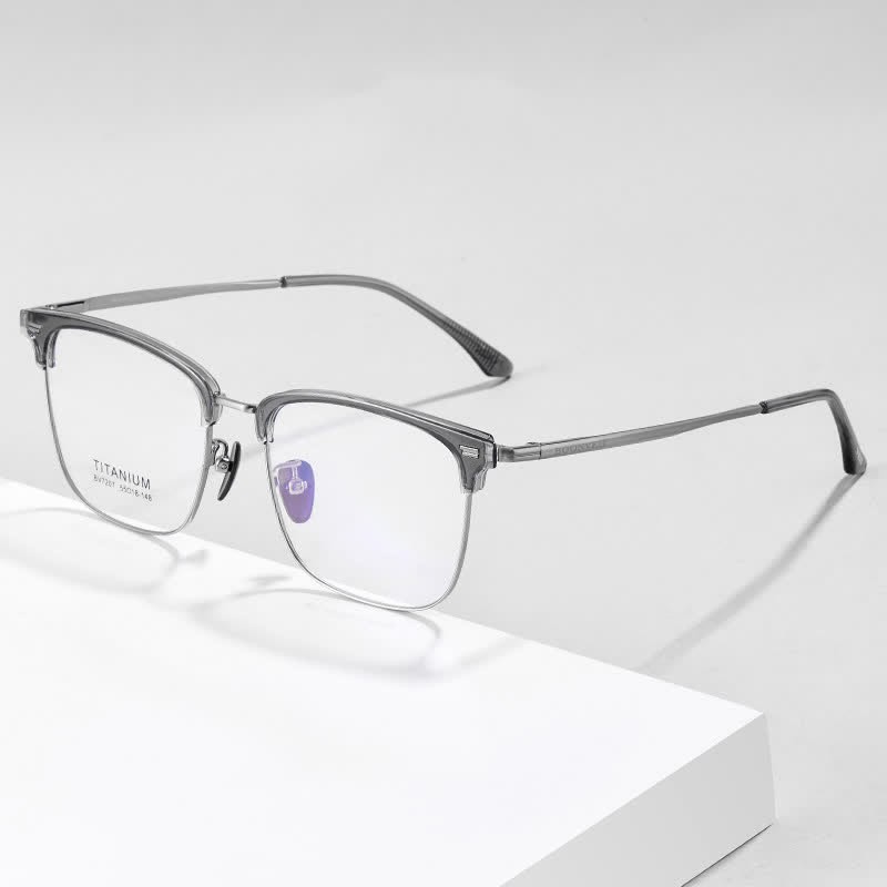 Spykay™ EG26919 Unsiex Retro Square Frame Anti-blue Light Browline Glasses - image 11