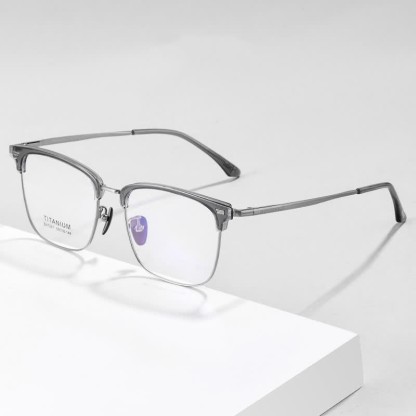 Spykay™ EG26919 Unsiex Retro Square Frame Anti-blue Light Browline Glasses - image 11