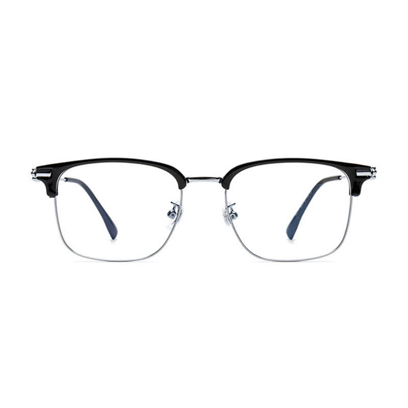 Spykay™ EG26924 Retro Gothic Cross Unisex Square Frame Anti-blue Light Browline Glasses - image 10