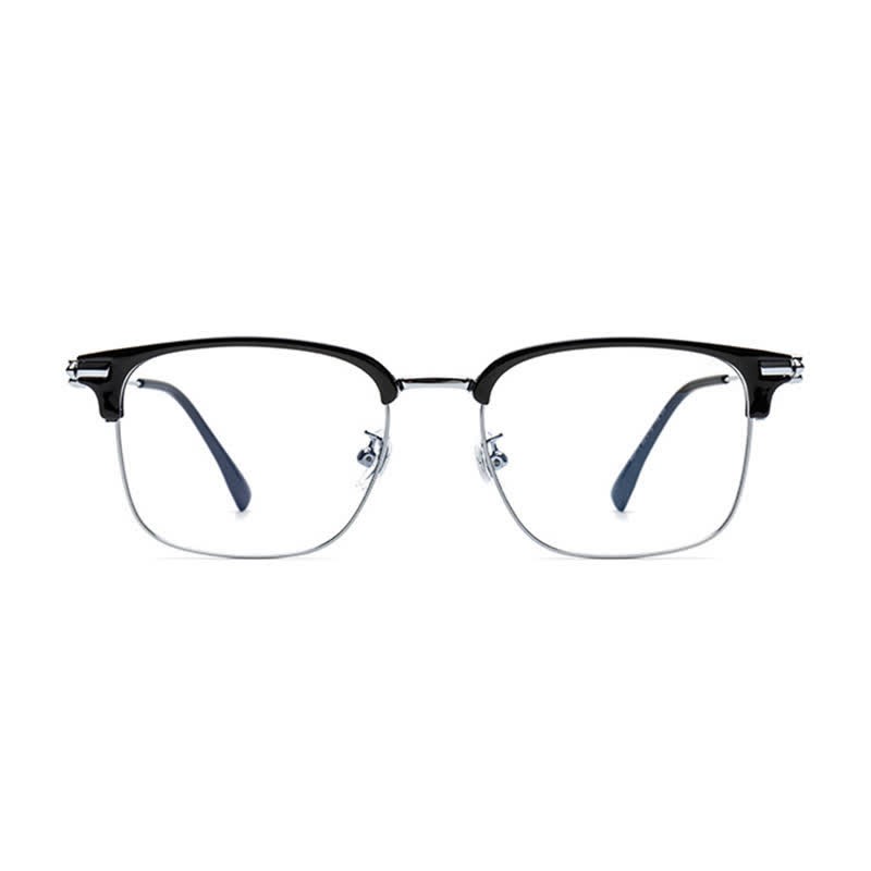 Spykay™ EG26924 Retro Gothic Cross Unisex Square Frame Anti-blue Light Browline Glasses - image 10