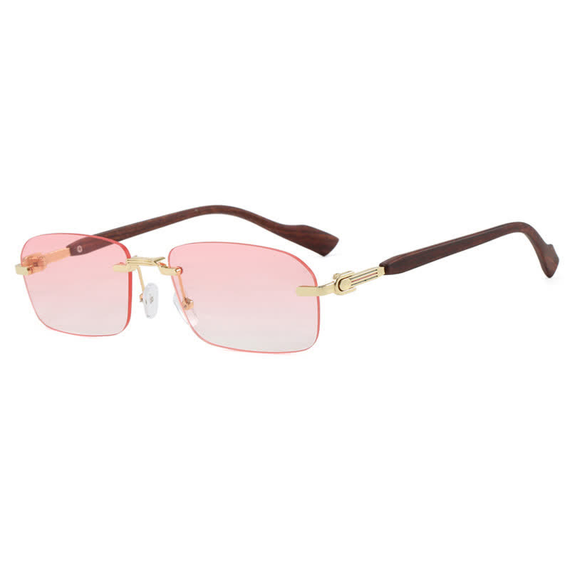 Spykay™ SG60831 Women's Rectangle Frame Rimless Sunglasses