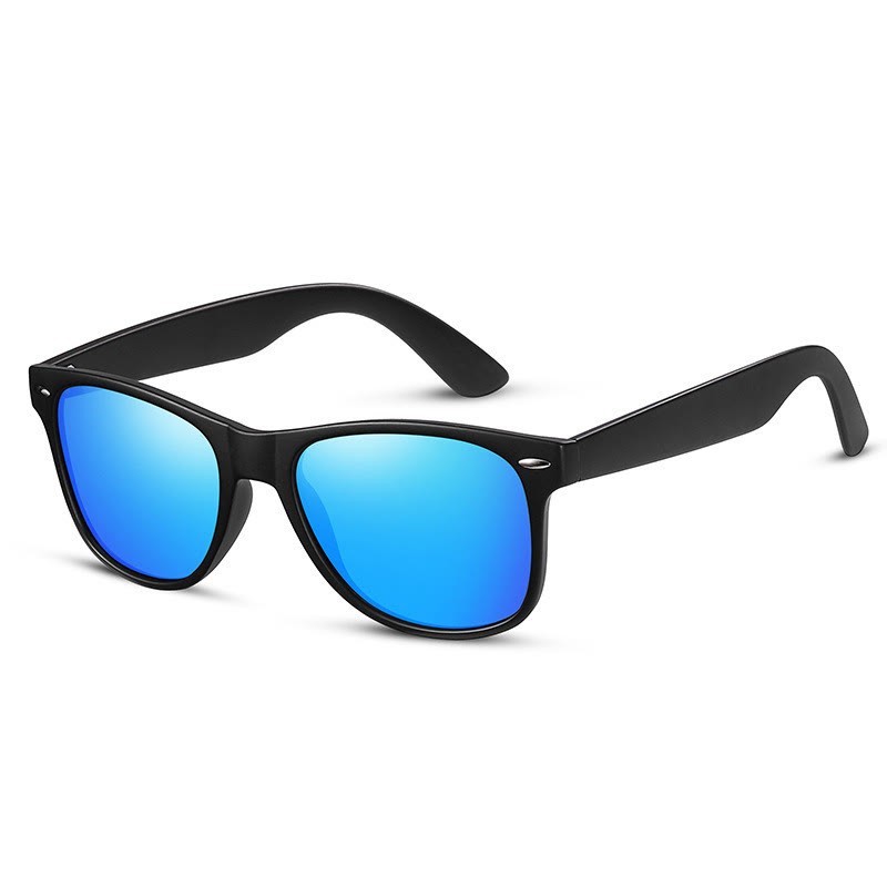 Spykay™ SG61078 Sun Protection Fashion Retro Sunglasses - Black/Blue - image 12