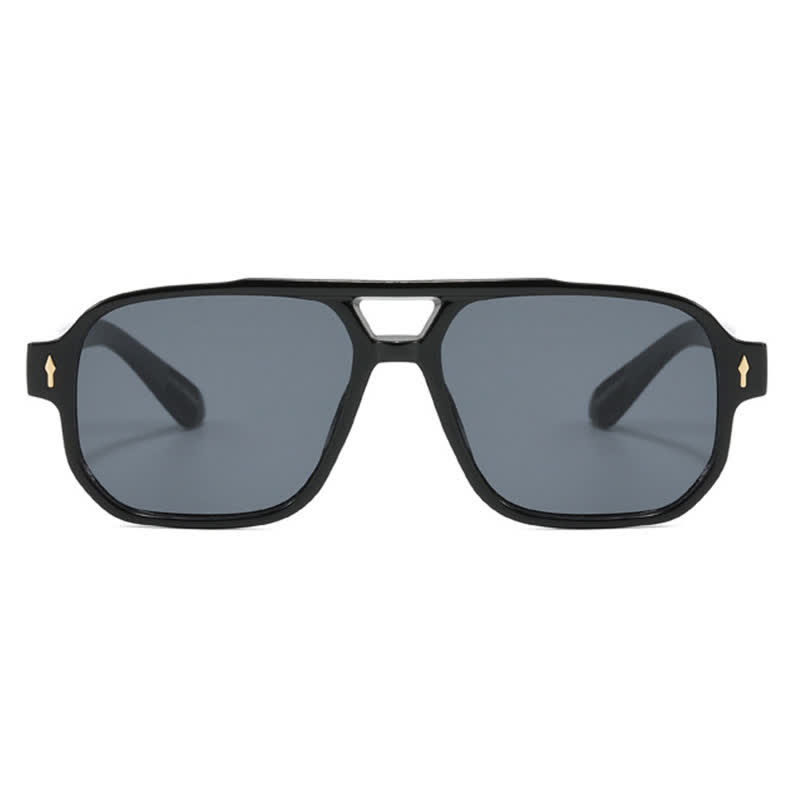 Spykay™ SG60754 Square Frame Double Bridges Vintage Sunglasses - image 4