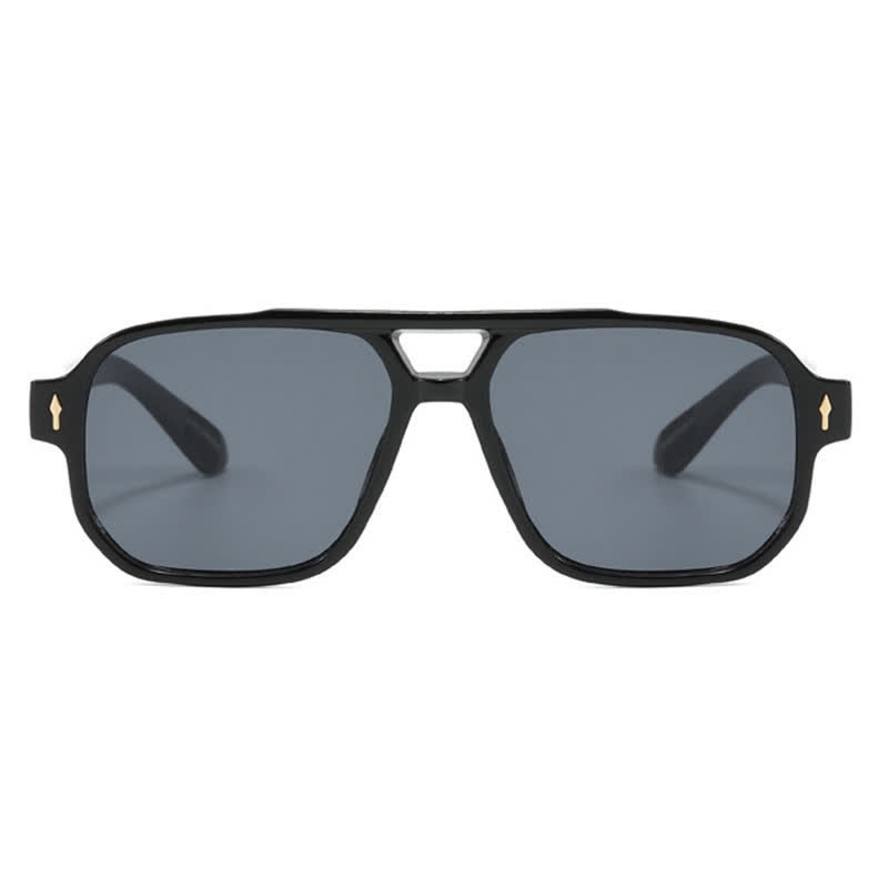 Spykay™ SG60754 Square Frame Double Bridges Vintage Sunglasses - image 4