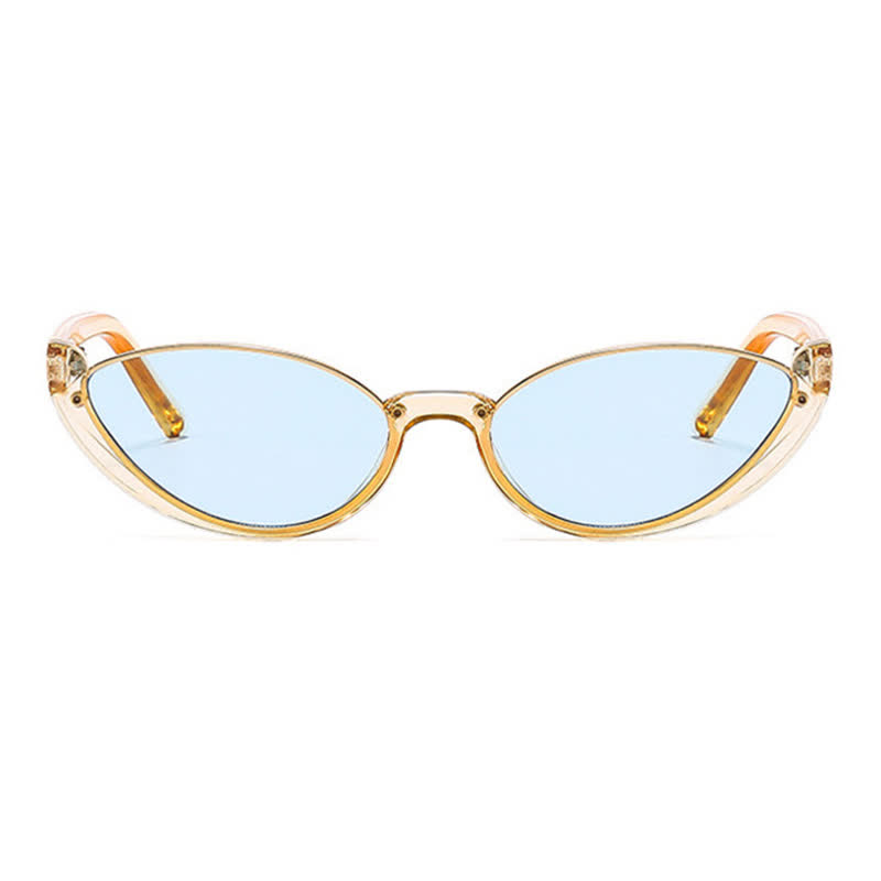 Spykay™ SG60716 Unisex Hipster Semi-Rimless Cat-Eye Sunglasses - image 25