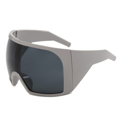 Spykay™ SG60903 One-piece Lens Oversized Wrap Around Futuristic Sunglasses For Outdoor Sports - Silver/Grey - image 12