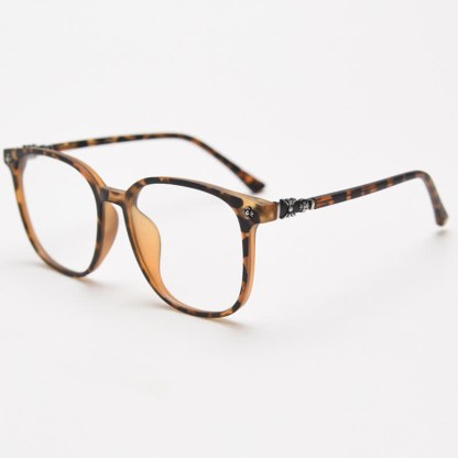 Spykay™ EG26915 Unsiex Classic Square Large Frame Fashion Anti-blue Light Chrome Hearts Glasses - Leopard - image 11