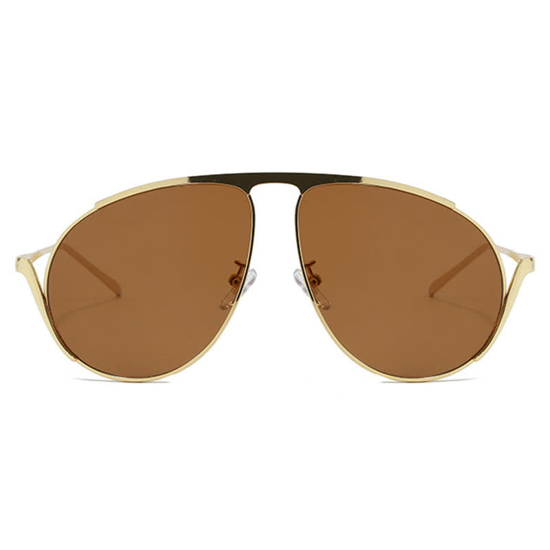 Spykay™ SG60914 Hipster Metal Temples Aviator Sunglasses