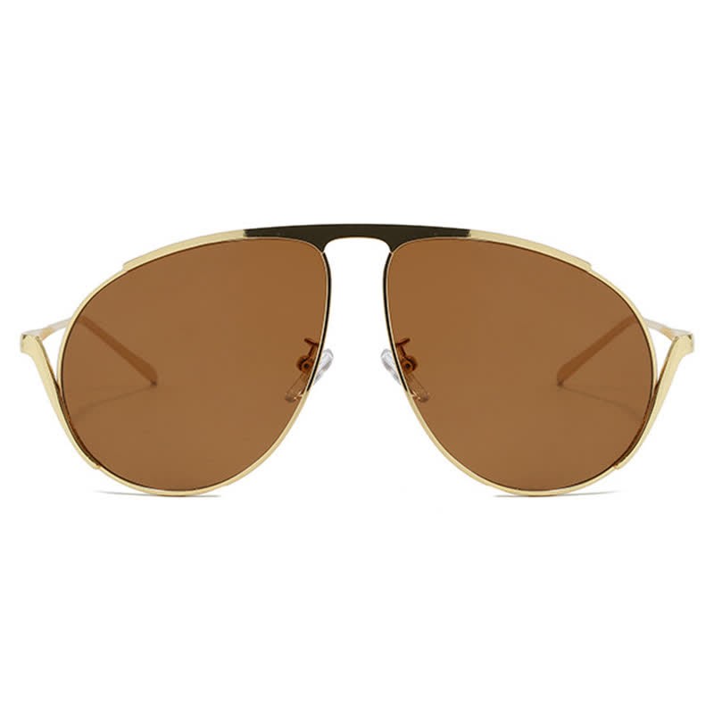 Spykay™ SG60914 Hipster Metal Temples Aviator Sunglasses